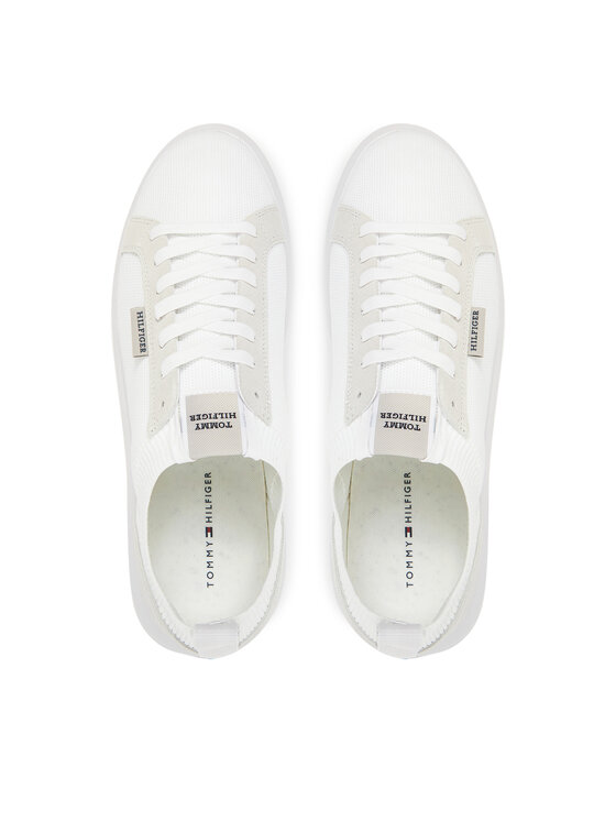 Tommy Hilfiger Tommy Hilfiger Tenisice Light Cupsole Knit Seasonal FM0FM05403 Bijela