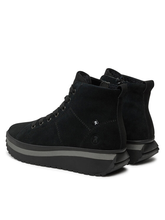 Rieker Revolution Lifestyle Rieker Revolution Lifestyle Īsie zābaki W0960-00 Melns