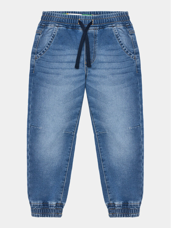 United Colors Of Benetton Jogger nohavice 49BPCF01O Modrá Regular Fit