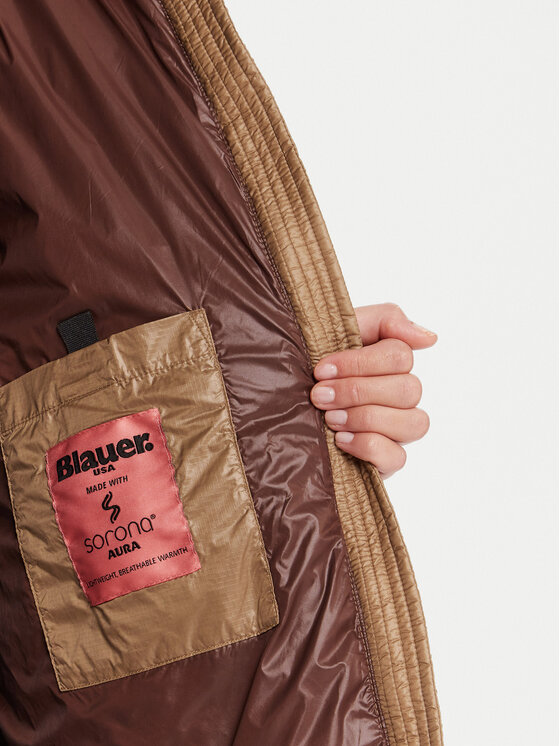 Blauer Blauer Zimski plašč 25WBLDK02192 Rjava Regular Fit