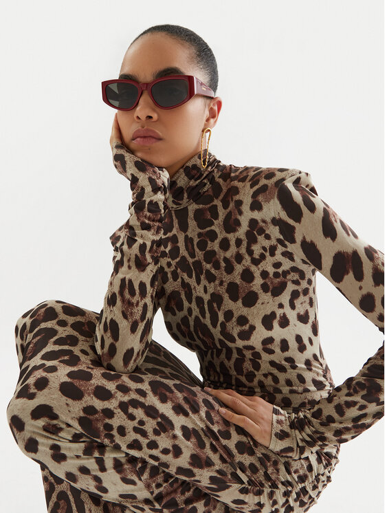 JACQUEMUS JACQUEMUS Сонцезахисні окуляри JAC5C3SUN Бордовий