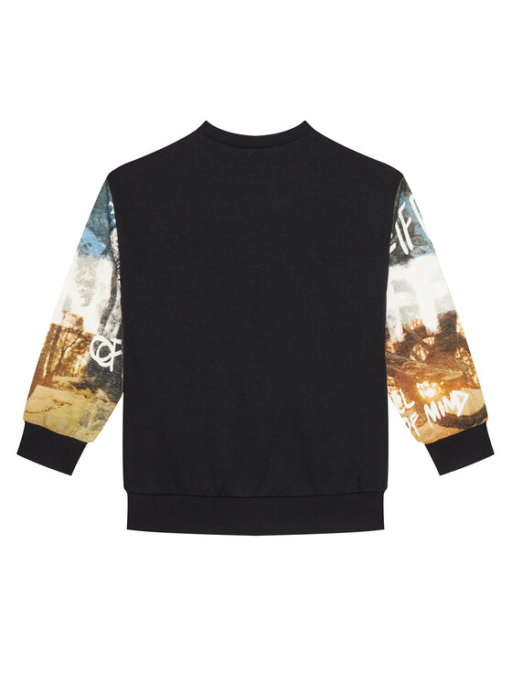 United Colors Of Benetton United Colors Of Benetton Μπλούζα 3WECC10PR Μαύρο Oversize