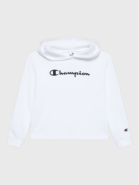 Champion Džemperis ar kapuci 404601 Balts Custom Fit