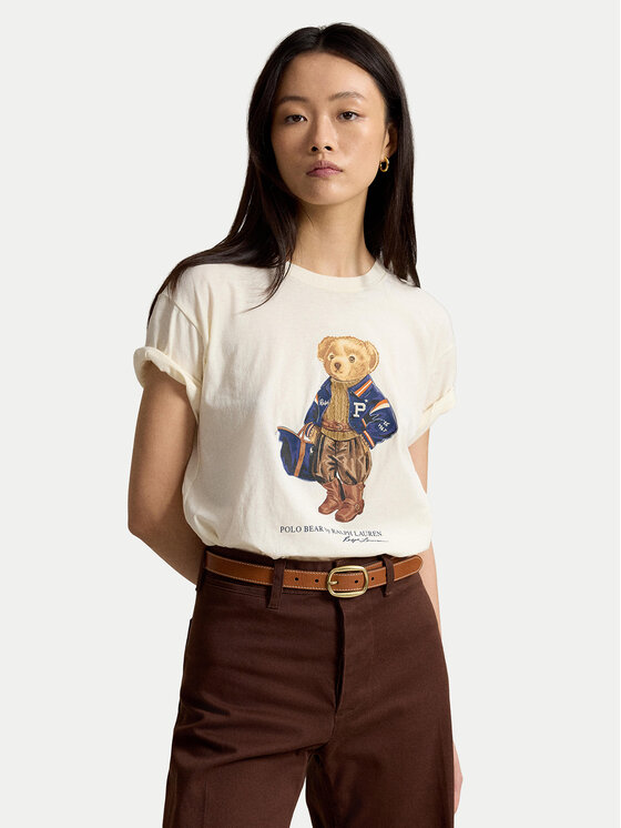 Polo Ralph Lauren Tricou 211B17774001 Alb Regular Fit