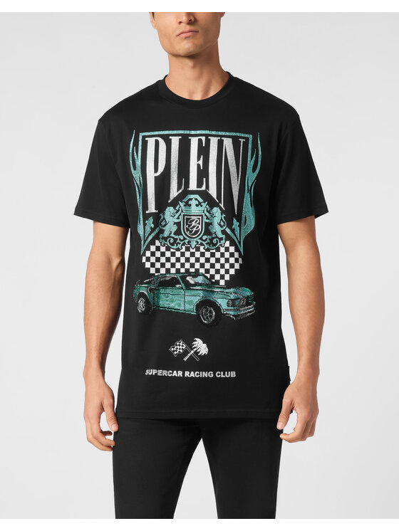 PHILIPP PLEIN PHILIPP PLEIN T-Shirt 21091 Czarny Regular Fit