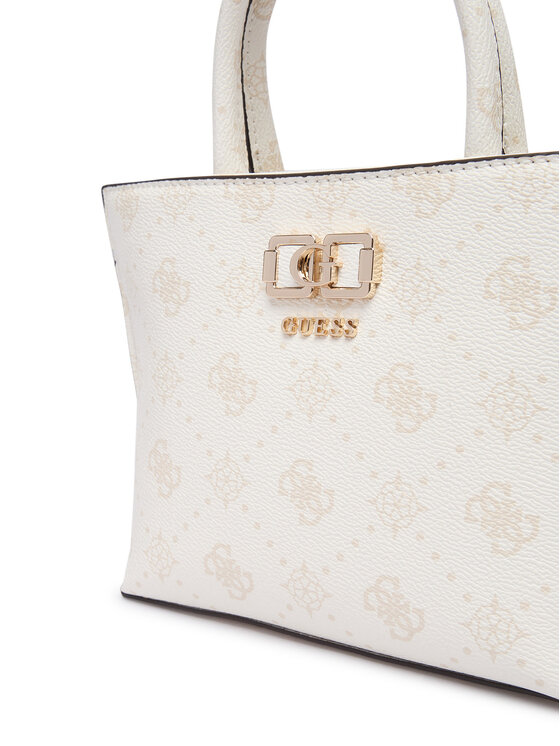 Guess Guess Τσάντα Emelie Logo Mini HWGP99 28750 Εκρού