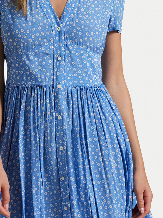 Polo Ralph Lauren Polo Ralph Lauren Sommerkleid 211969150001 Blau Regular Fit