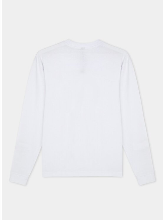 Pako Lorente Pako Lorente Longsleeve M21WF-TL-048 Biały Regular Fit