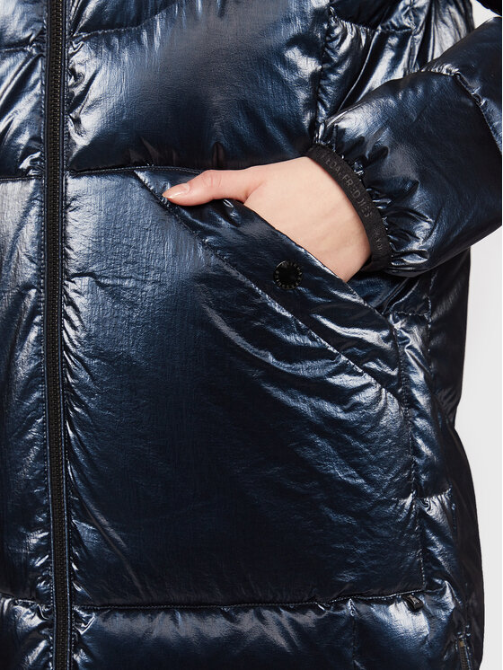 Frieda & Freddies Frieda & Freddies Пухено яке 8824 Тъмносин Regular Fit