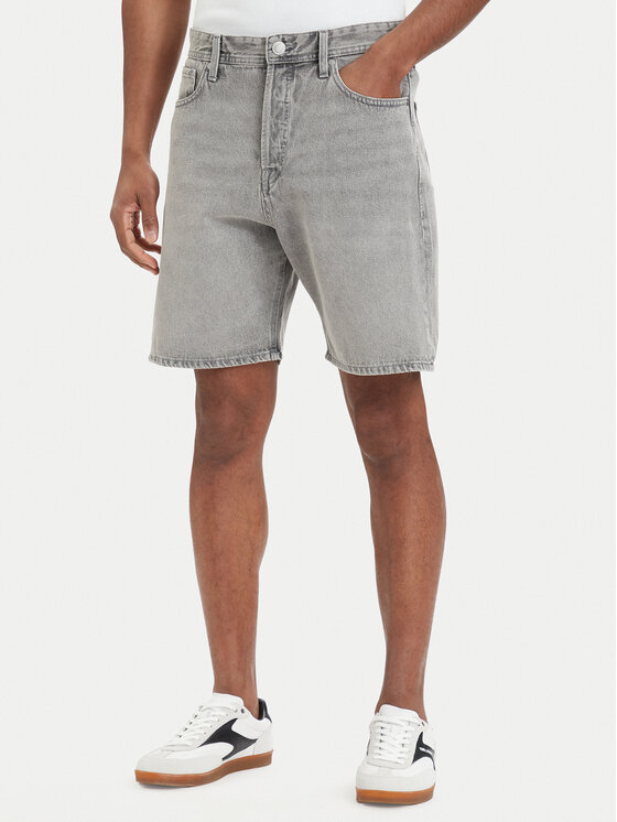 Jack & Jones Jack & Jones Šortky z materiálu Tony Original 12290841 Šedá Regular Fit