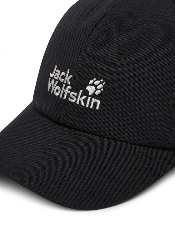 Jack Wolfskin Jack Wolfskin Cepure ar nagu Baseball Cap A65769 Melns