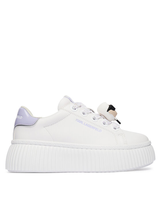 KARL LAGERFELD KARL LAGERFELD Sneakersy Kreeper Lo KL42336T Écru