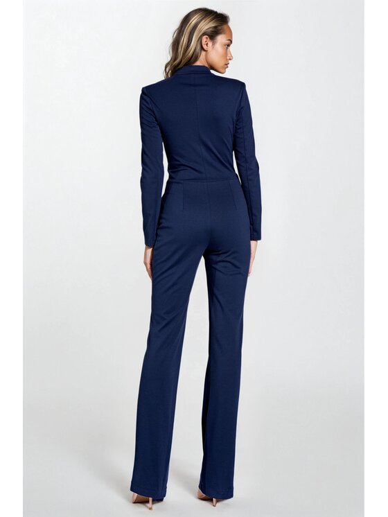 NIFE NIFE Kombinezon KM37 Granatowy Fitted Fit