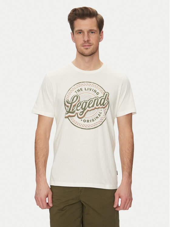 Blend Blend Póló 20717760 Fehér Regular Fit
