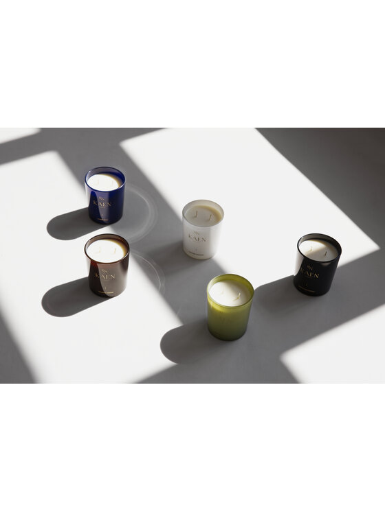 KAEN CANDLE KAEN CANDLE Świeca zapachowa Zestaw świec KAEN CANDLE | Bergamot Tea & Cotton Jasmine Zielony