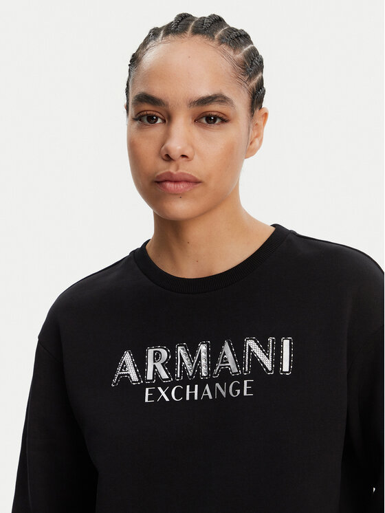 Armani Exchange Armani Exchange Pulóver XW000159 AF11851 UC001 Fekete Regular Fit