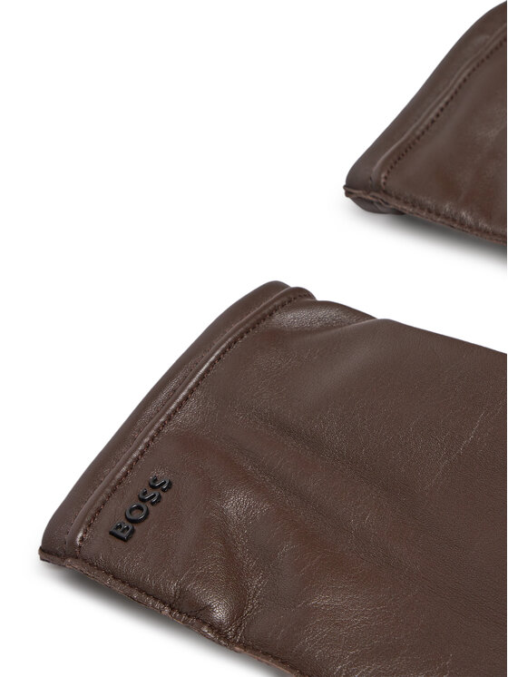BOSS Boss Guanti da uomo Kranton 50526680 Marrone