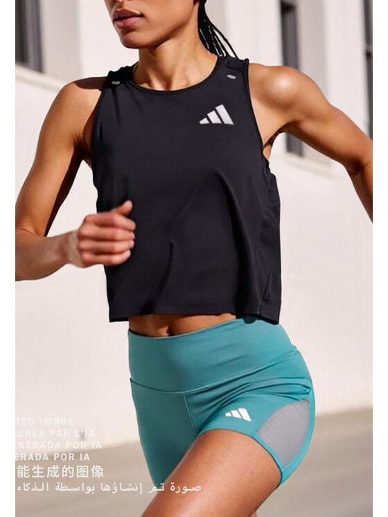 adidas adidas Szorty sportowe 152239 Zielony Fitted Fit