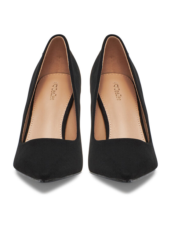 DeeZee DeeZee Pantofi cu toc subțire EZ-23-1B Negru