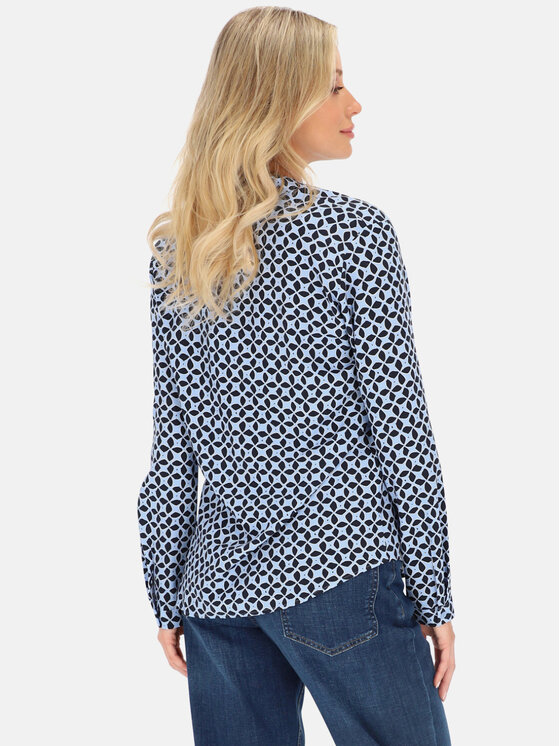Gerry Weber Gerry Weber Koszula 560016-31404 Granatowy Regular Fit