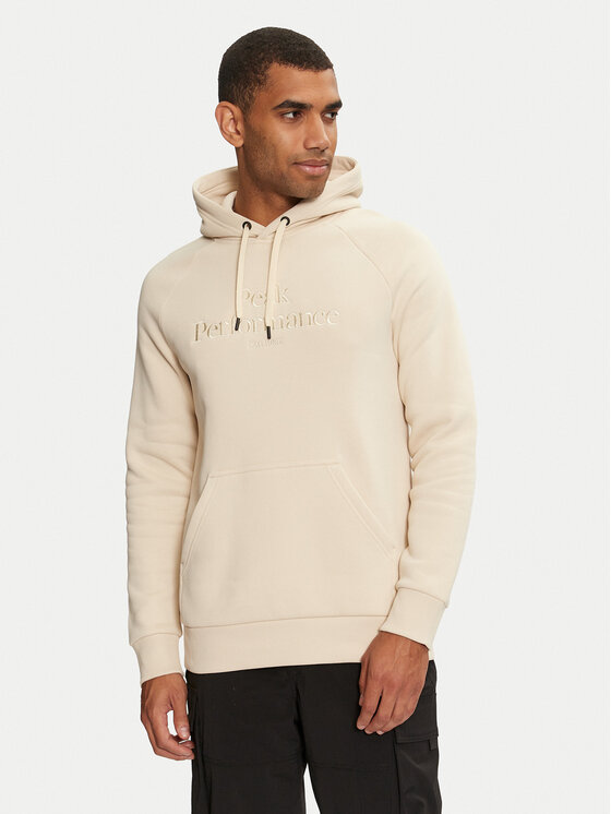 Peak Performance Mikina Original G79592040 Écru Regular Fit