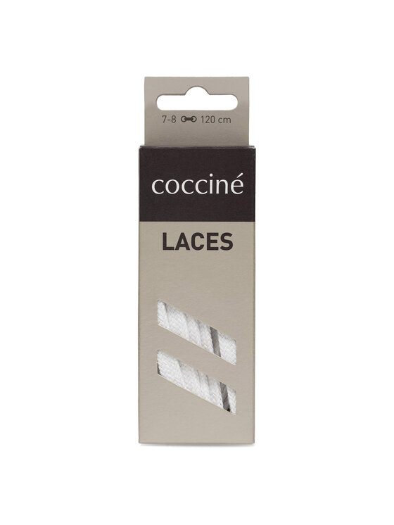 Coccine Coccine Kingapaelad SZNUROWADŁA 120 cm P7 BAWEŁNIANE v.AZ Valge