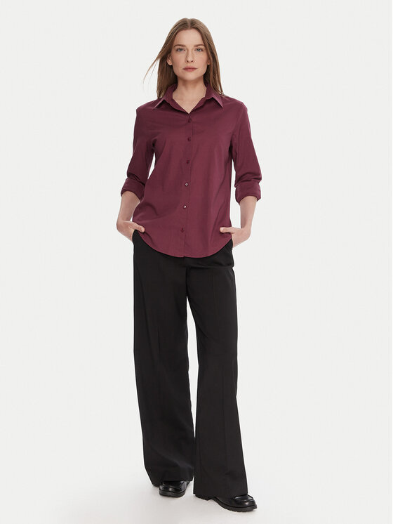United Colors Of Benetton United Colors Of Benetton Πουκάμισο 5WPQDQ0AX Μωβ Regular Fit