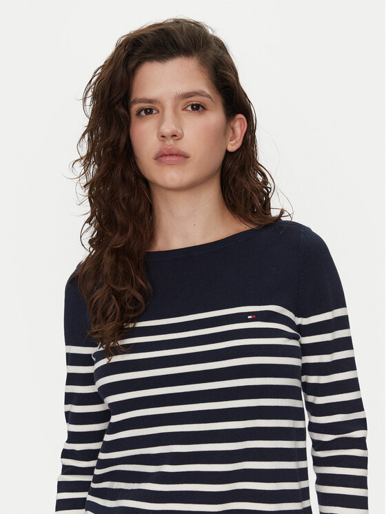 Tommy Hilfiger Tommy Hilfiger Pullover WW0WW40099 Dunkelblau Regular Fit