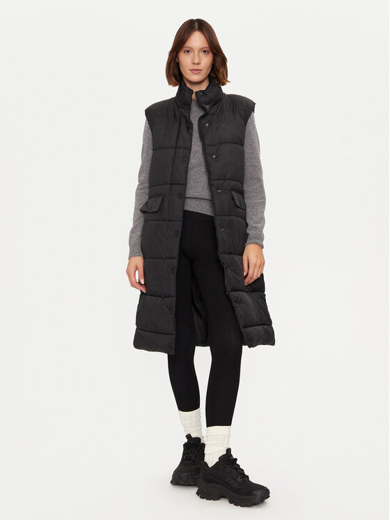 Whistler Whistler Αμάνικο Μπουφάν Amaretto W Long Puffer W234602 Μαύρο Regular Fit
