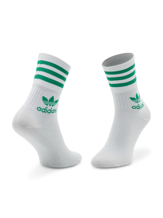 adidas Skarpety wysokie unisex Mid Cut GG1015 Biały | Modivo.pl
