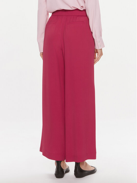 Marella Marella Hlače iz tkanine Ribelle 2413131134 Rdeča Regular Fit