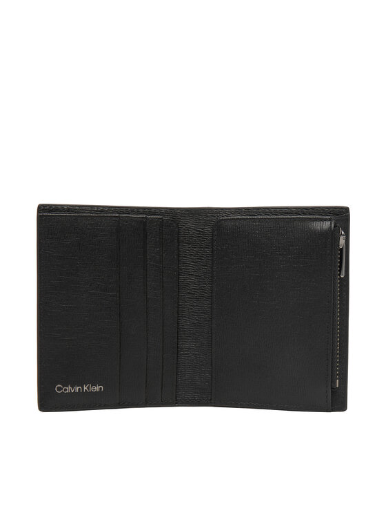Calvin Klein Calvin Klein Πορτοφόλι Emblem Hw N/S Billfold W/ Coin LV04D1281G Μαύρο