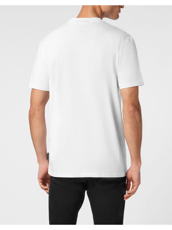 PHILIPP PLEIN PHILIPP PLEIN T-Shirt 22851 Biały Regular Fit