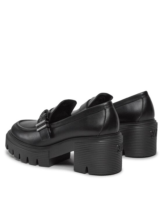 Stuart Weitzman Stuart Weitzman Félcipő Maverick Soho Loafer SF624 Fekete