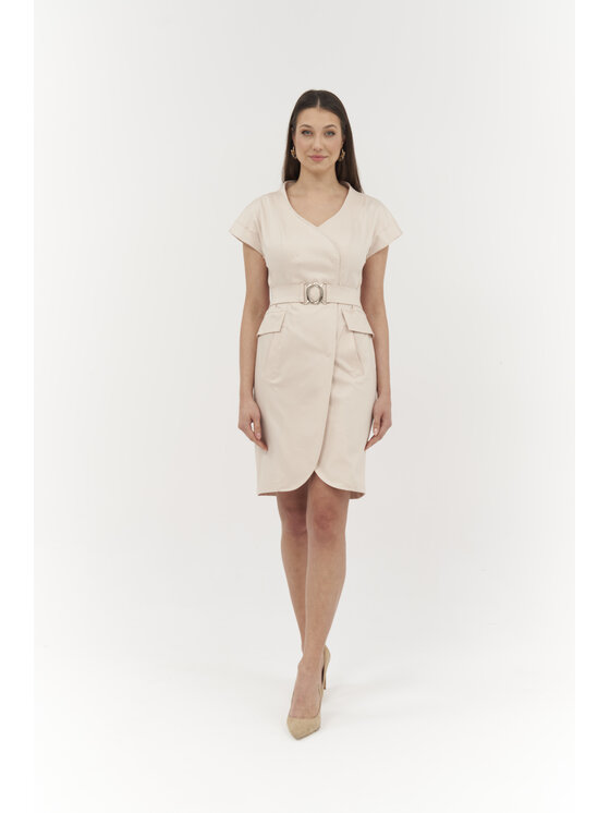 Ciepielewska Ciepielewska Sukienka codzienna CINDY Różowy Flattering Fit