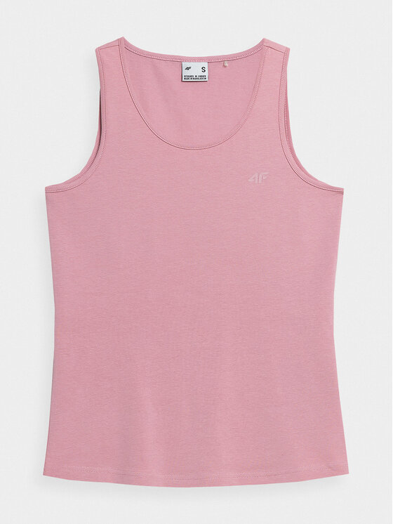 4F 4F топ 4FSS23TTSHF581 Розов Regular Fit
