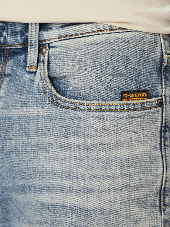 G-Star Raw G-Star Raw Szorty jeansowe Mosa D24430-E205 Niebieski Regular Fit