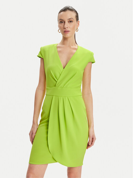 Rinascimento Rinascimento Coctailkleid CFC0117720003 Grün Regular Fit
