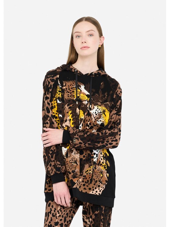 Liu Jo Liu Jo Bluza TF5200JS182M9703 Beżowy Loose Fit