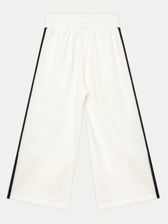 Gap Gap Spodnie dresowe 745910-00 Biały Relaxed Fit