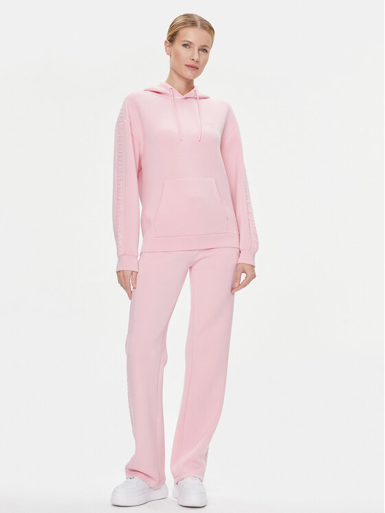 Guess Guess Majica dugih rukava Brenda V2YQ18 K7UW2 Ružičasta Relaxed Fit