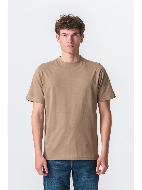 TeeShoppen Męski TeeShoppen T-Shirt, rozmiar M Khaki, 'Oversized Collection'