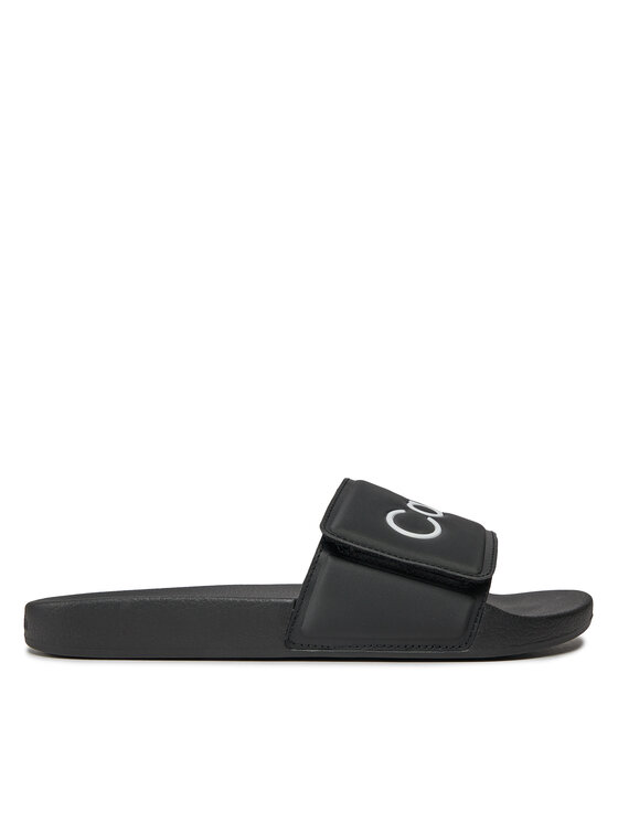 Şlapi Calvin Klein Pool Slide Adj HM0HM01357 Ck Black BEH