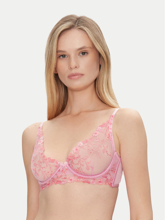 Hunkemöller Hunkemöller Podprsenka s kosticemi Lillia 204597 Fialová