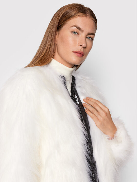 Ice Play Ice Play Futro 21I U2M0 NZ11 6805 1101 Biały Regular Fit
