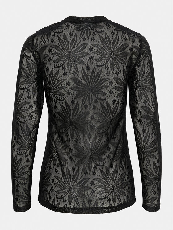 Kaffe Kaffe Bluzka Nille 10508317 Czarny Slim Fit