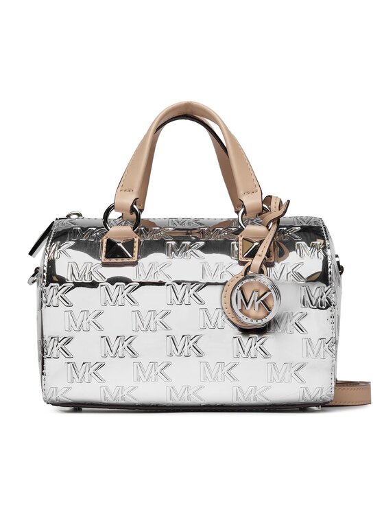MICHAEL Michael Kors Handtasche Grayson 32H3SGYC1O Silberfarben 