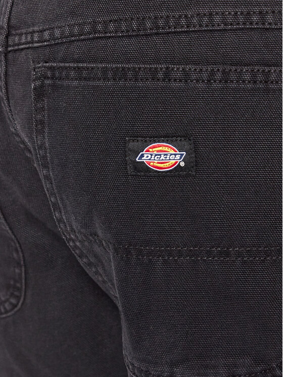 Dickies Dickies Pantaloncini di jeans Duck Canvas DK0A4XNGC40 Nero Regular Fit
