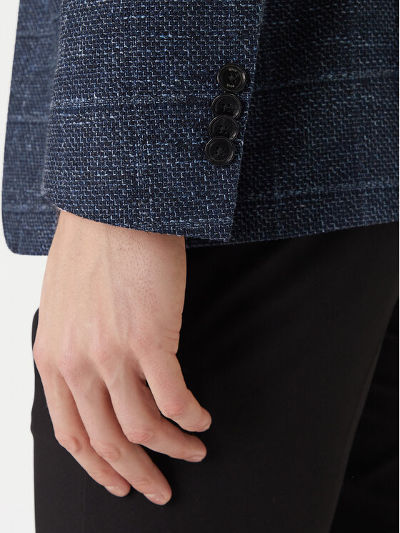 BOSS BOSS Преходно яке H-Hutson 50557205 Тъмносин Regular Fit