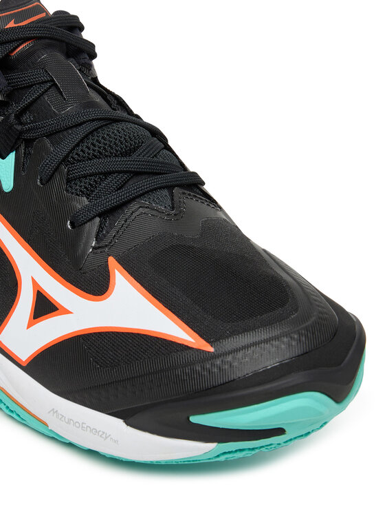 Mizuno Mizuno Batai uždaroms aikštelėms Wave Lightning Z8 V1GA2400 Juoda